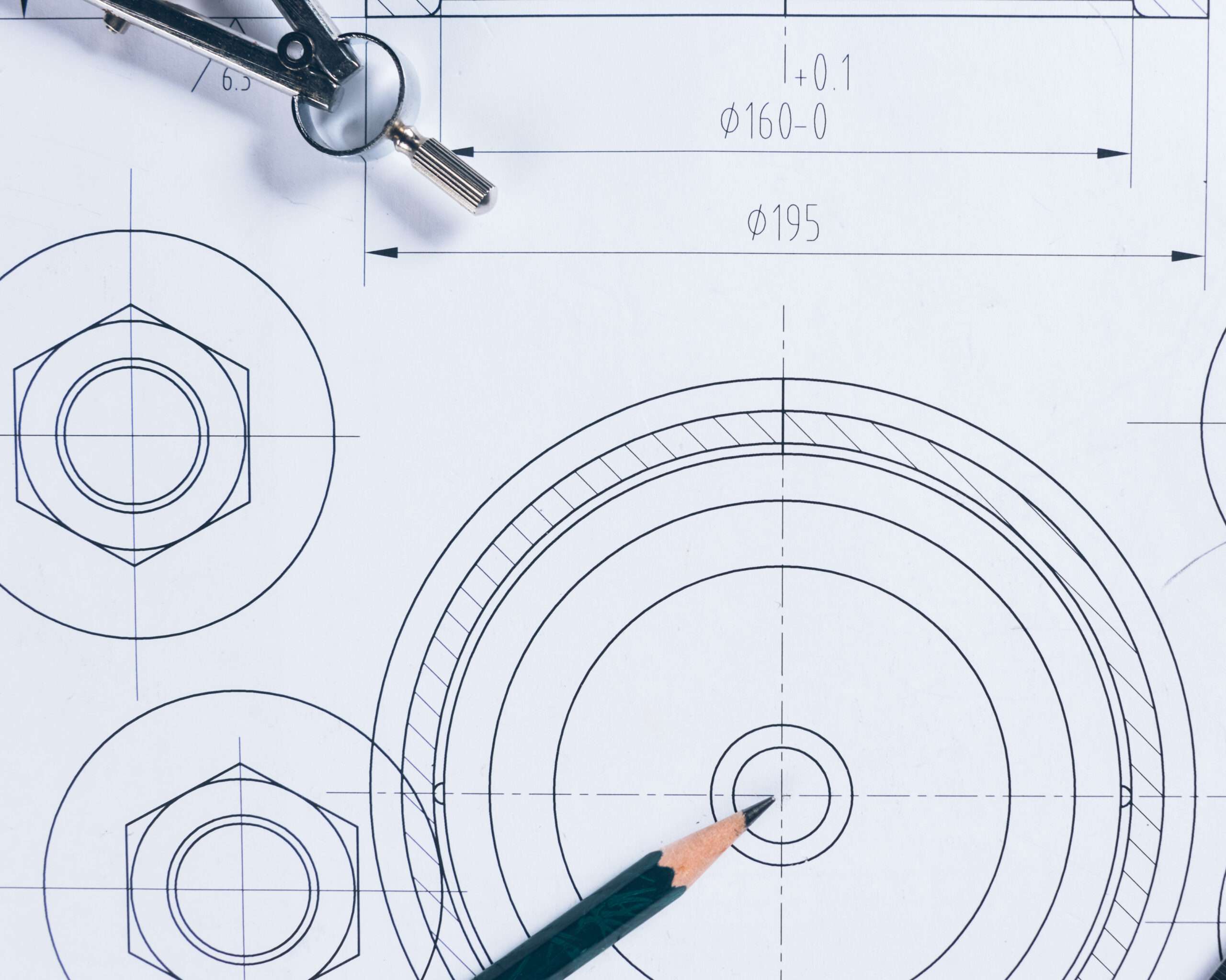 Architectural blueprints.