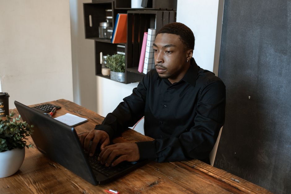 A small business owner saving time with AI automation