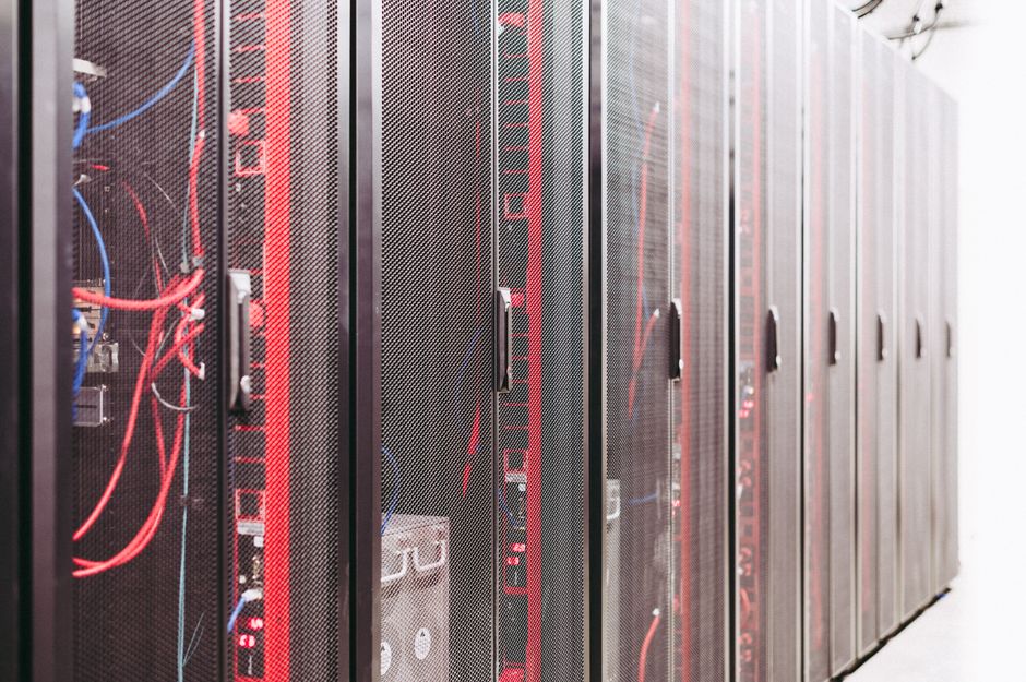 Server hardware representing website hosting and response times