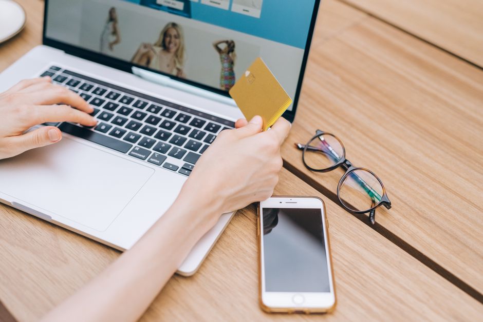 Testing a website on a phone and laptop to check accessibility
